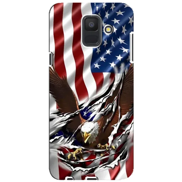Чехол с рисунком «Флаг USA» для Samsung Galaxy A6 2018 (A600F) Чехол с рисунком «Флаг USA» для Samsung Galaxy A6 2018 (A600F)