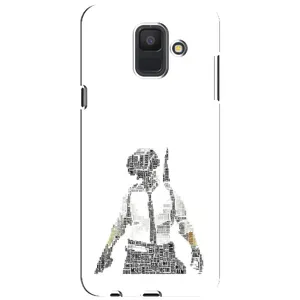 Чохол з картинкою "Герой Pubg" на Samsung Galaxy A6 2018, A600F (З літер)