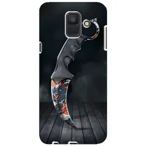 Чехол КИБЕРСПОРТ для Samsung Galaxy A6 2018, A600F (Кинжал КС ГО)