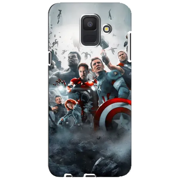 Чехол с рисунком «Команда марвел» для Samsung Galaxy A6 2018 (A600F) Чехол с рисунком «Команда марвел» для Samsung Galaxy A6 2018 (A600F)