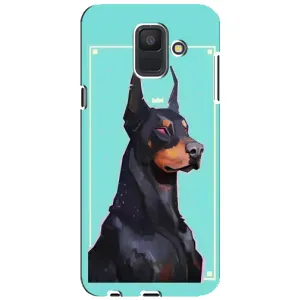 Чехол ДОБЕРМАН для Samsung Galaxy A6 2018, A600F (Король доберман)