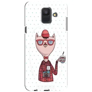 Чехол на тематику: Коты для Samsung Galaxy A6 2018 (A600F) (Кот аристократ)