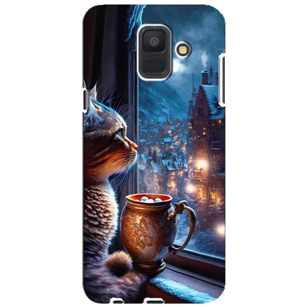 Чехол с рисунком «Кот новогодний» для Samsung Galaxy A6 2018 (A600F) Чехол с рисунком «Кот новогодний» для Samsung Galaxy A6 2018 (A600F)
