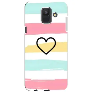 Чохли з тематикою "Маленькі Сердчеки" на Samsung Galaxy A6 2018, A600F (Гарне сердечко)
