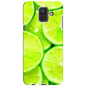 Чохол з зображенням смачної їжі для Samsung Galaxy A6 2018, A600F (Лайм)