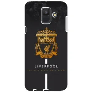 Силиконовые Чехлы принт Футбол на Samsung Galaxy A6 2018, A600F (Liverpool)