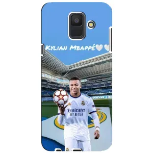 Чехол (TPU) с Футболистом на Samsung Galaxy A6 2018, A600F (Mbappe Real)