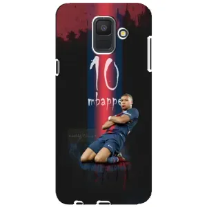 Чехол (TPU) с Футболистом на Samsung Galaxy A6 2018, A600F (MBAPPE 10)