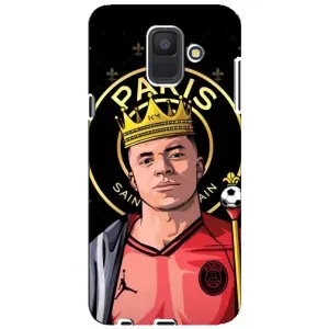 Чехол (TPU) с Футболистом на Samsung Galaxy A6 2018, A600F (Mbappe King)