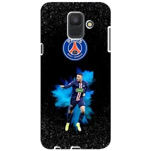 Чехол (TPU) с Футболистом на Samsung Galaxy A6 2018, A600F (Мбаппе ПСЖ)