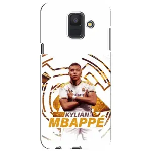 Чехол (TPU) с Футболистом на Samsung Galaxy A6 2018, A600F (Мбаппе Реал)
