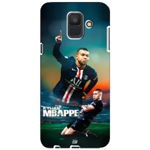 Чехол (TPU) с Футболистом на Samsung Galaxy A6 2018, A600F (MBAPPE)