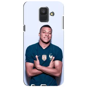 Чехол (TPU) с Футболистом на Samsung Galaxy A6 2018, A600F (Мбаппешичка)
