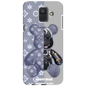 Силиконовый чехол для Samsung Galaxy A6 2018, A600F (Медведь Louis Vuitton)