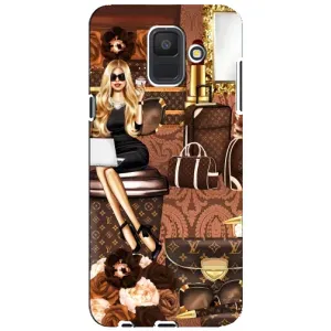 Чехол Стиль Louis Vuitton на Samsung Galaxy A6 2018, A600F (Мода Луи Виттон)