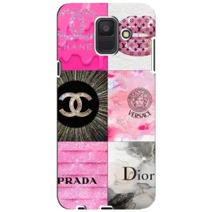 Чехол (Dior, Prada, YSL, Chanel) для Samsung Galaxy A6 2018, A600F (Модница)