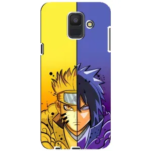 Купить Чохли на телефон з принтом Anime для Samsung Galaxy A6 2018, A600F (Naruto Vs Sasuke)