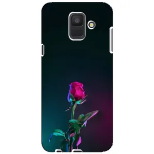 Чехлы с принтом Розочки для Samsung Galaxy A6 2018, A600F (Ночная роза)