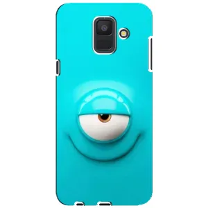 Силиконовые Чехлы (смешные стикеры) для Samsung Galaxy A6 2018, A600F (Одноглазик)