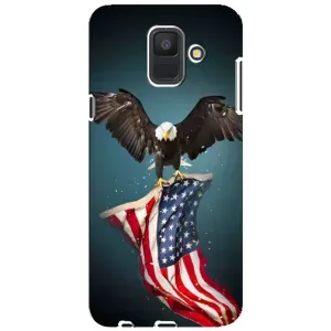 Чохол Прапор USA для Samsung Galaxy A6 2018, A600F (Орел і прапор)