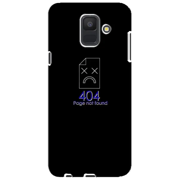 Чехол с рисунком «Ошибка 404» для Samsung Galaxy A6 2018 (A600F) Чехол с рисунком «Ошибка 404» для Samsung Galaxy A6 2018 (A600F)
