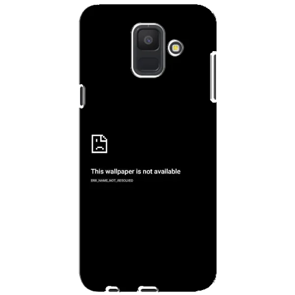 Чехол с рисунком «Ошибка» для Samsung Galaxy A6 2018 (A600F) Чехол с рисунком «Ошибка» для Samsung Galaxy A6 2018 (A600F)