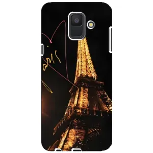 Чехол с Эйфелевой башней на Samsung Galaxy A6 2018, A600F (Paris)