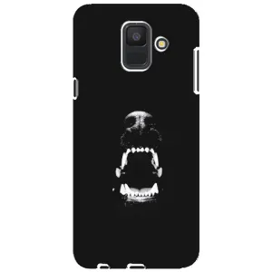 Чехол ДОБЕРМАН для Samsung Galaxy A6 2018, A600F (Пасть добермана)