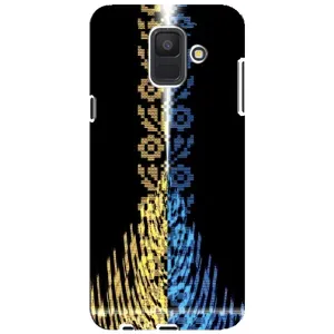 Силіконовый Чохол на Samsung Galaxy A6 2018, A600F (Патріотична вишиванка)
