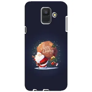 Чехол Санта Клаус для Samsung Galaxy A6 2018, A600F (Подарки от Санты)