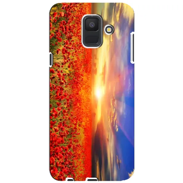 Чехол с рисунком «Поле тюльпанов» для Samsung Galaxy A6 2018 (A600F) Чехол с рисунком «Поле тюльпанов» для Samsung Galaxy A6 2018 (A600F)