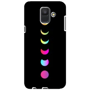 Чохол (ТПУ) з планетами на Samsung Galaxy A6 2018, A600F (Повнолуння)