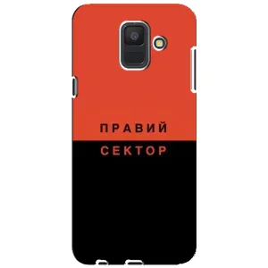 Чохли УПА (Червоно-Чорний) на Samsung Galaxy A6 2018, A600F (Правий Сектор)