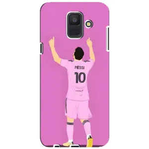 Чехлы Лео Месси в Майами на Samsung Galaxy A6 2018, A600F (Празднование Месси)