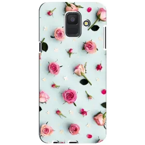Чехлы с принтом Розочки для Samsung Galaxy A6 2018, A600F (Разные цветы)