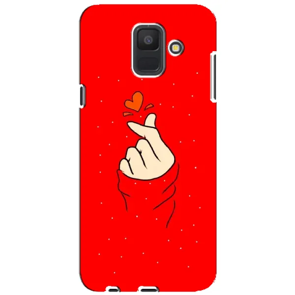 Чехол с рисунком «Сердце на красном» для Samsung Galaxy A6 2018 (A600F) Чехол с рисунком «Сердце на красном» для Samsung Galaxy A6 2018 (A600F)