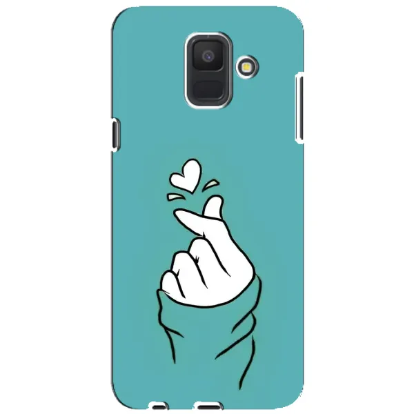 Чехол с рисунком «Сердечко на бирюзовом» для Samsung Galaxy A6 2018 (A600F) Чехол с рисунком «Сердечко на бирюзовом» для Samsung Galaxy A6 2018 (A600F)
