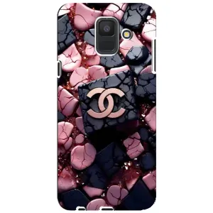 Чехол (Dior, Prada, YSL, Chanel) для Samsung Galaxy A6 2018, A600F (Шанель)