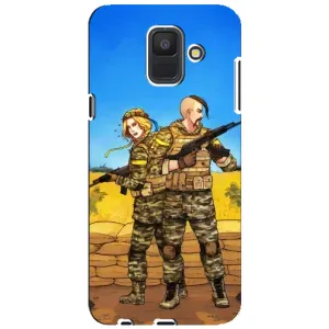 Чехлы с принтом (Воины ЗСУ) для Samsung Galaxy A6 2018, A600F (Солдаты ЗСУ)