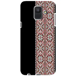 Силіконовый Чохол на Samsung Galaxy A6 2018, A600F з картинкой Вишиванки (Стильна вишиванка)