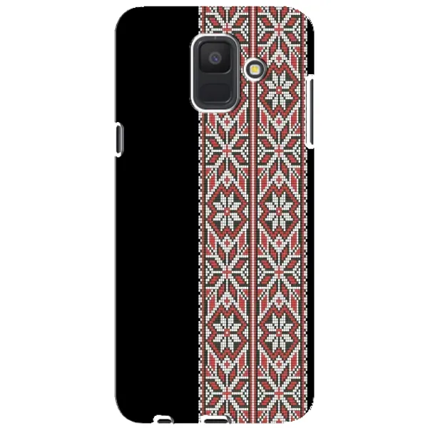 Чехол с рисунком «Стильная вишиванка» для Samsung Galaxy A6 2018 (A600F)