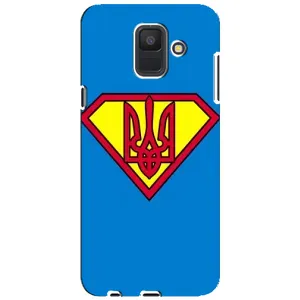 Чехол с картинкой (Патриотический ГЕРБ) на Samsung Galaxy A6 2018, A600F (Super - Герб)