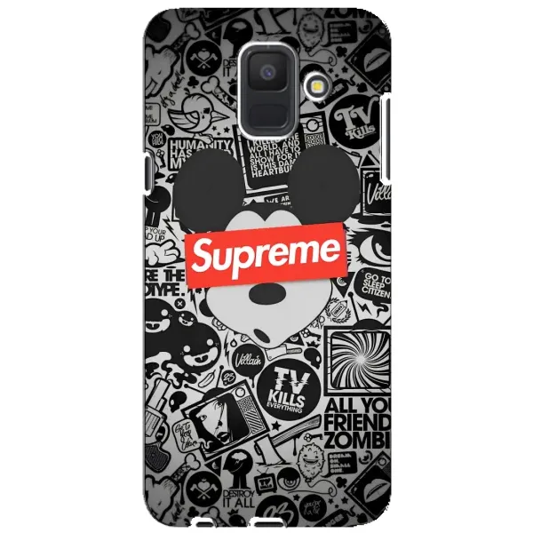 Чехол с рисунком «Supreme Маус» для Samsung Galaxy A6 2018 (A600F) Чехол с рисунком «Supreme Маус» для Samsung Galaxy A6 2018 (A600F)