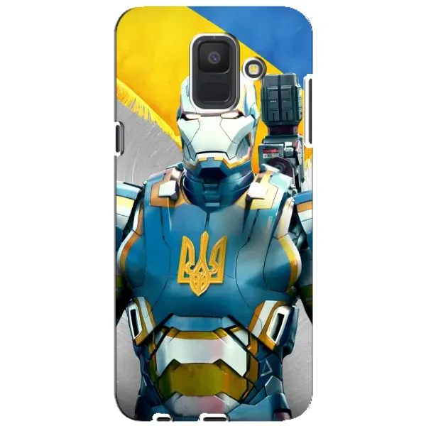 Чехол с рисунком «Украинский робокоп» для Samsung Galaxy A6 2018 (A600F) Чехол с рисунком «Украинский робокоп» для Samsung Galaxy A6 2018 (A600F)