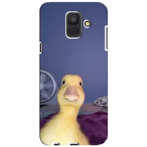 Бампер з принтом Меми для Samsung Galaxy A6 2018, A600F (Качка)