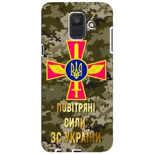 Чехлы на военную тематику для Samsung Galaxy A6 2018, A600F (ВС ЗСУ)