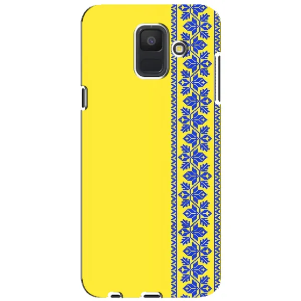 Чехол с рисунком «Вышиванка на желтом» для Samsung Galaxy A6 2018 (A600F) Чехол с рисунком «Вышиванка на желтом» для Samsung Galaxy A6 2018 (A600F)