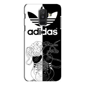 Чохол с стилі "Адідас" для Самсунг А6 Плюс 2018 (Adidas шнурки)