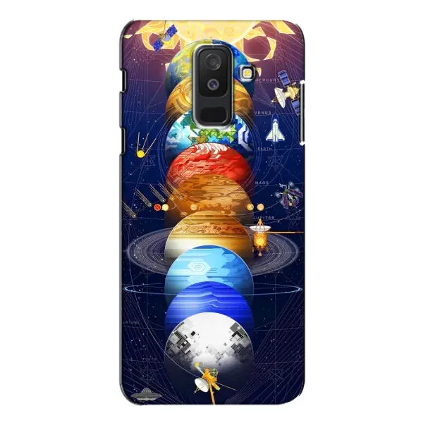 Чехол с рисунком «Арт планети» для Samsung Galaxy A6 Plus 2018 (A605)