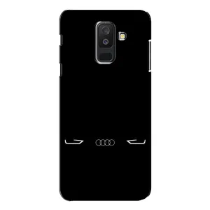 Силіконовий бампер з картинкою машини на Samsung Galaxy A6 Plus 2018 ( A605) (Сілует Audi)